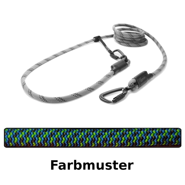 EASYLONG Hundeleine TWIST - L - 2m - alternativ türkis
